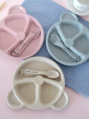 Children Tableware Set Feeding Set ,Plates ,Forks ,Spoons