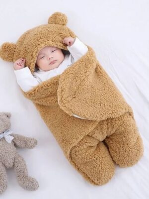 Cutest Fleece Newborn Quality Warm Romper Swaddler