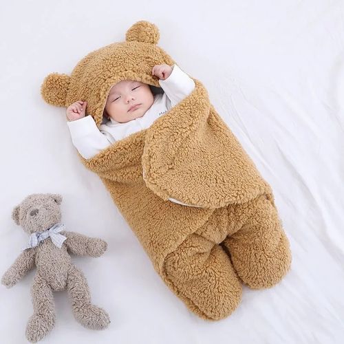 Cutest Fleece Newborn Quality Warm Romper Swaddler