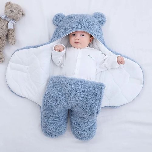 Cutest Fleece Newborn Quality Warm Romper Swaddler