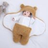 Cutest Fleece Newborn Quality Warm Romper Swaddler