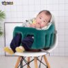 Toyshine Sofa Seat Cartoon Infant Sofa Cute Learning Sitting Chairs Baby Sit Up Chair Baby Bouncer Infants Floor Seats - Grey