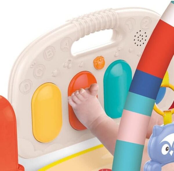 Huanger Kids Play Mat With Piano And Hanging Toys