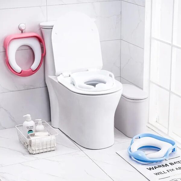 Portable Kids Travel Potty Seat Pad Baby Folding Toilet Training Seat Cover Toddler