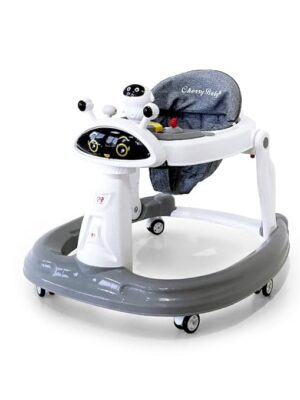 INFANTIAL 2 in1 Twist Baby Walker Round Kids Walker for Babies Cycle with Adjustable Height and Musical Toy Bar Rattles and Toys, Activity Walker for Kids Wheel 6-24 Months