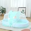 Baby Mosquito Net, Mosquito Net, Tent Type, Latex Foam Mattress, Portable Cot, Mosquito Repellent Net, Mosquito Insect Protection, Promotes Good Sleep, High Density, Breathable, Windproof,