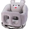 Toyshine Sofa Seat Cartoon Infant Sofa Cute Learning Sitting Chairs Baby Sit Up Chair Baby Bouncer Infants Floor Seats - Grey