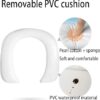 Showay Baby Potty Training Toilet Seat,Adjustable Toddler Anti-Slip,Kids Toilet Seat,Anti-Slip,Sturdy, Foldable Toilet Seat,For 1-7 Kids
