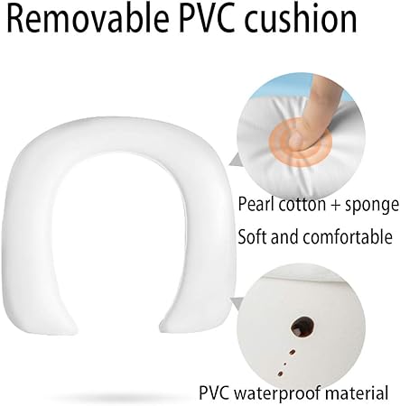 Showay Baby Potty Training Toilet Seat,Adjustable Toddler Anti-Slip,Kids Toilet Seat,Anti-Slip,Sturdy, Foldable Toilet Seat,For 1-7 Kids