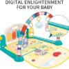 Huanger Kids Play Mat With Piano And Hanging Toys
