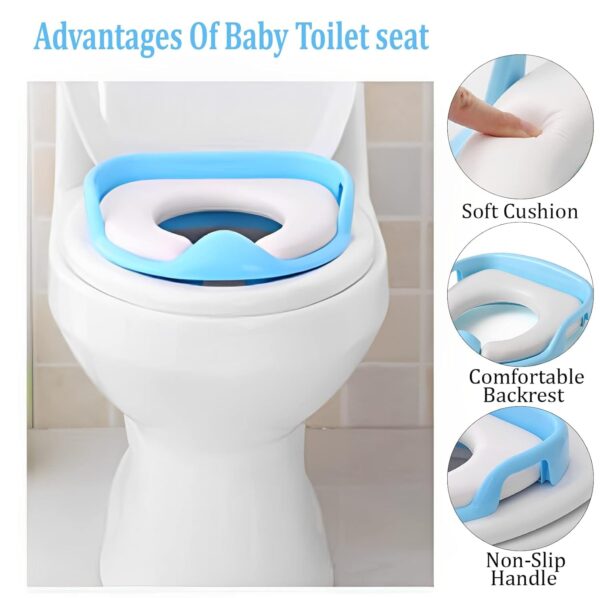 Portable Kids Travel Potty Seat Pad Baby Folding Toilet Training Seat Cover Toddler