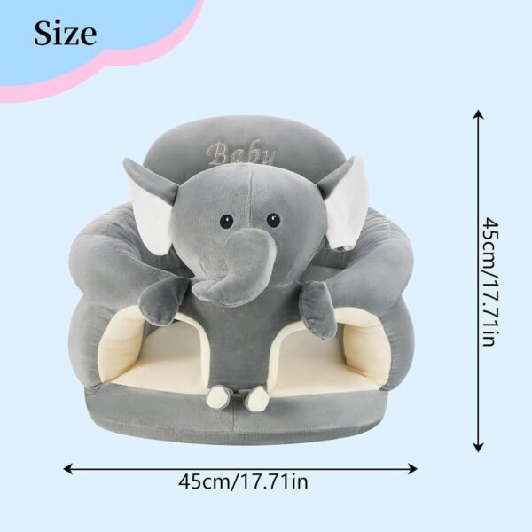 Baby Sitting Chair Cute Elephant Infant Lounger Floor Seat Baby Learning to Sit Chair for 4 Months & Up