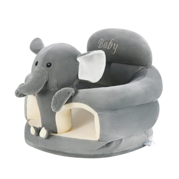 Baby Sitting Chair Cute Elephant Infant Lounger Floor Seat Baby Learning to Sit Chair for 4 Months & Up