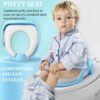 Portable Kids Travel Potty Seat Pad Baby Folding Toilet Training Seat Cover Toddler