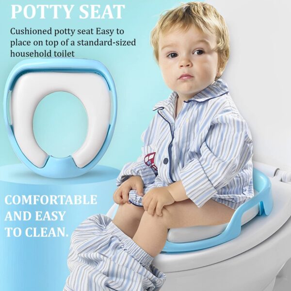 Portable Kids Travel Potty Seat Pad Baby Folding Toilet Training Seat Cover Toddler