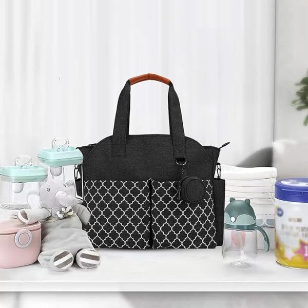 Travel Diaper Bag, Zipper Closure Tissue Paper Pocket Waterproof