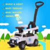 Converse Kids Ride On Jeep Push Car -New Model Baby Children Power Wheels Rider Toy - for Toddlers Kids Boys & Girls (1-5 Years)