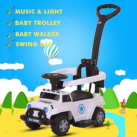 Converse Kids Ride On Jeep Push Car -New Model Baby Children Power Wheels Rider Toy - for Toddlers Kids Boys & Girls (1-5 Years)