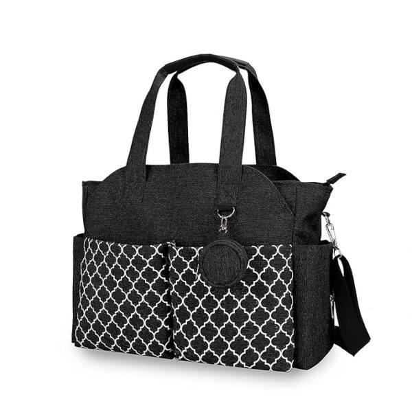 Travel Diaper Bag, Zipper Closure Tissue Paper Pocket Waterproof