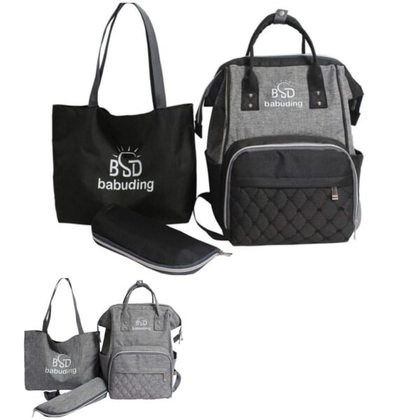 3 in 1 Multi-Purpose Oxford Baby Bags - Perfect for Travel